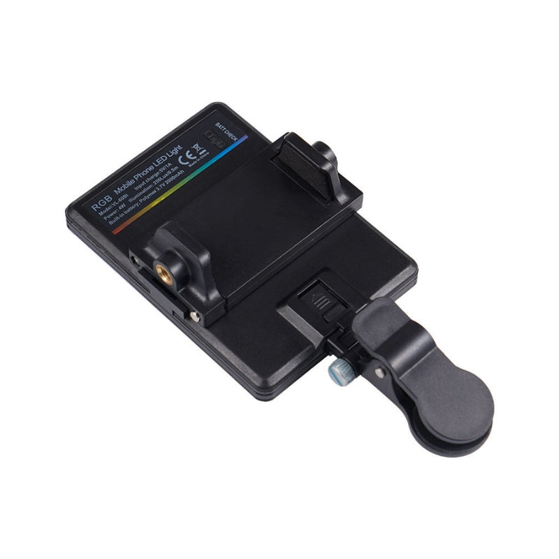 Luz LED portátil, iluminación para videollamadas, luz para selfies, accesorios para creadores de contenido, luz recargable, lámpara para transmisiones en vivo, luz profesional compacta, iluminación ajustable, tecnología para videoconferencias.