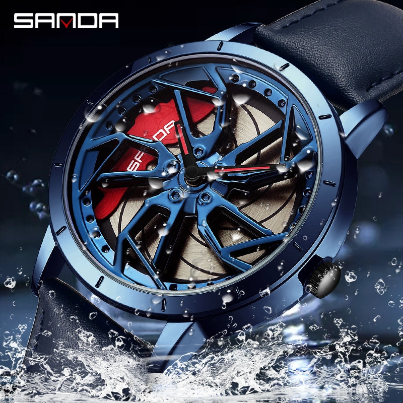 Reloj Rotativo de Aro Wheel Hub