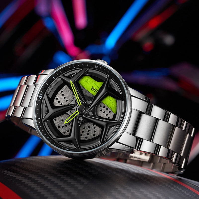 Reloj Rotativo de Aro Wheel Hub