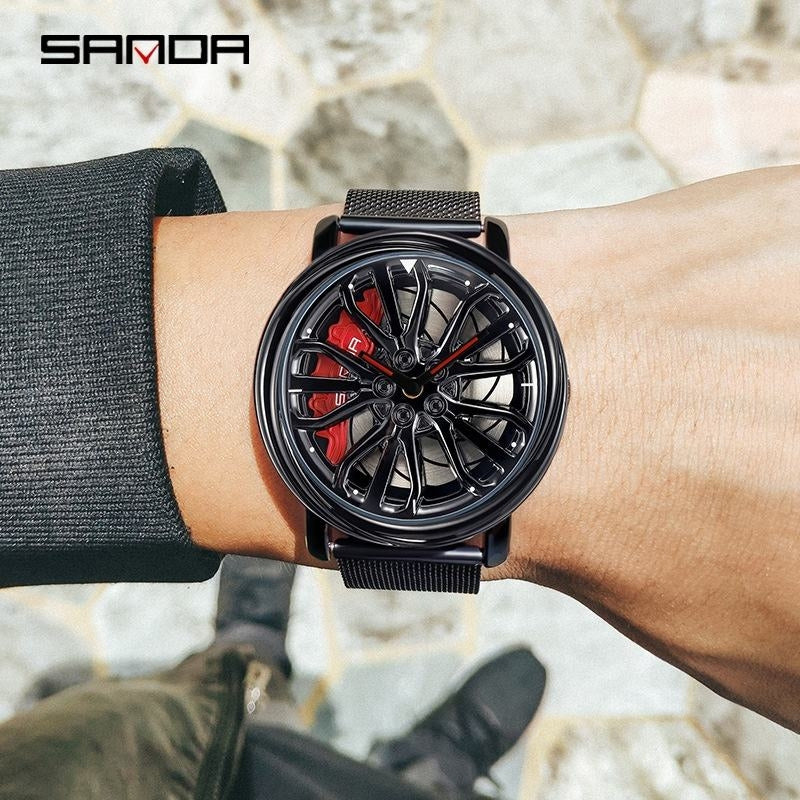 Reloj Rotativo de Aro Wheel Hub
