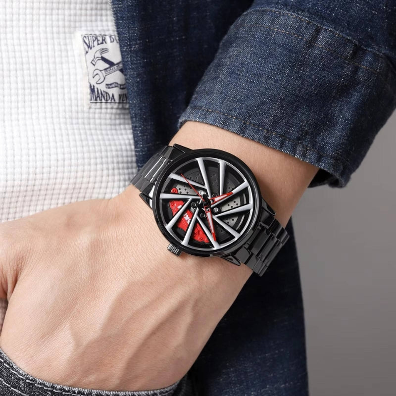 Reloj Rotativo de Aro Wheel Hub