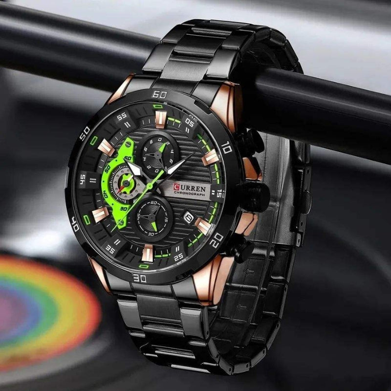 reloj cronógrafo para hombre
reloj elegante Curren
reloj con manecillas luminosas
reloj resistente al agua hombre
reloj moderno de acero inoxidable
reloj para regalo de hombre
Curren 8402
reloj casual masculino
reloj con calendario y cronómetro