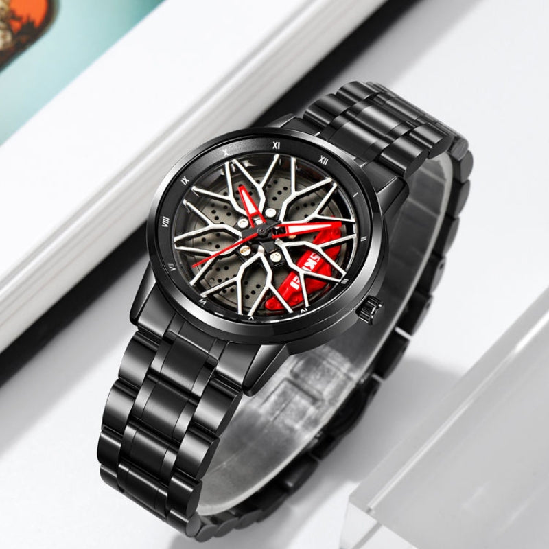 Reloj Rotativo de Aro Wheel Hub