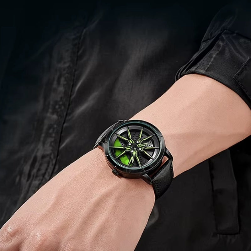 Reloj Rotativo de Aro Wheel Hub
