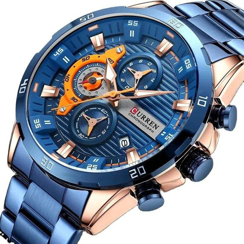 reloj cronógrafo para hombre
reloj elegante Curren
reloj con manecillas luminosas
reloj resistente al agua hombre
reloj moderno de acero inoxidable
reloj para regalo de hombre
Curren 8402
reloj casual masculino
reloj con calendario y cronómetro