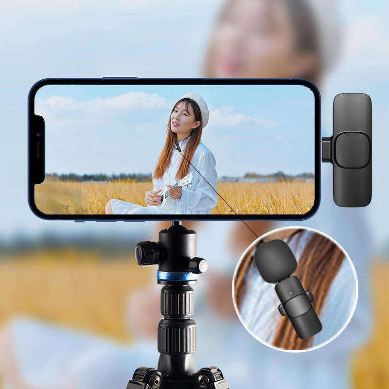 micrófonos inalámbricos lavalier
micrófono para celular
micrófono para TikTok
grabar audio profesional móvil
micrófono inalámbrico iPhone Android
micrófono con reducción de ruido
micrófono para entrevistas
set de micrófonos inalámbricos
micrófonos para creadores de contenido
micrófono plug and play