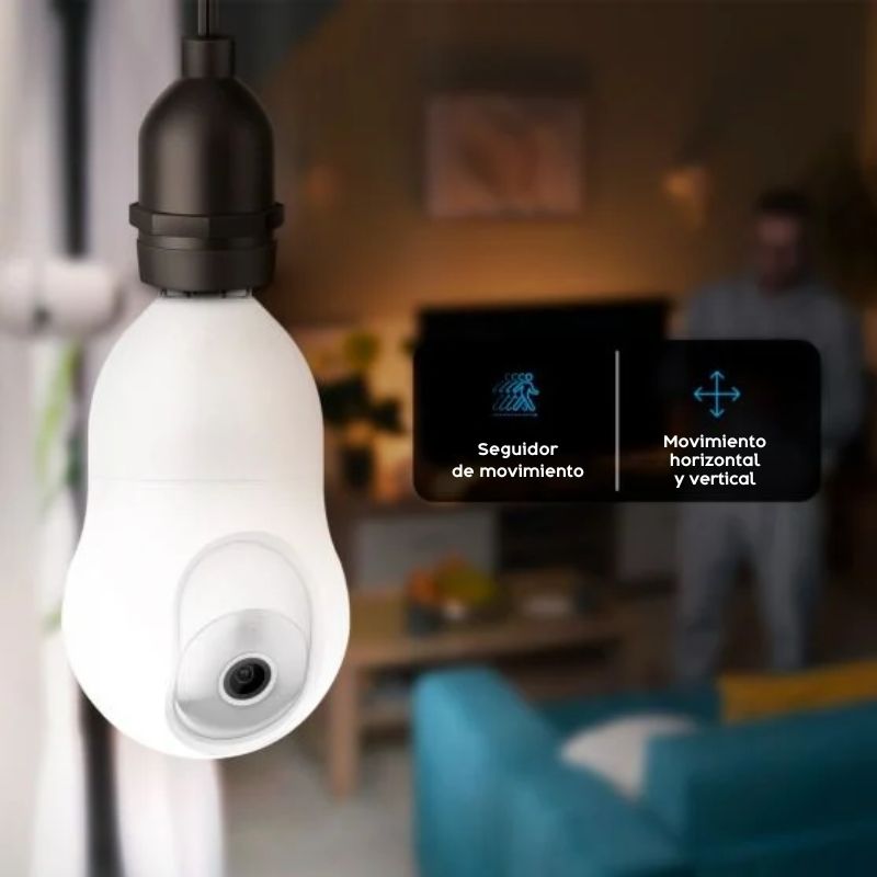 cámara de seguridad bombilla
cámara Wi-Fi 360 grados
cámara de vigilancia con audio bidireccional
cámara con visión nocturna 2K
cámara fácil de instalar
cámara sin cables para el hogar
bombilla con cámara
cámara inteligente con detección de movimiento
cámara para casa WiFi
cámara de seguridad panorámica