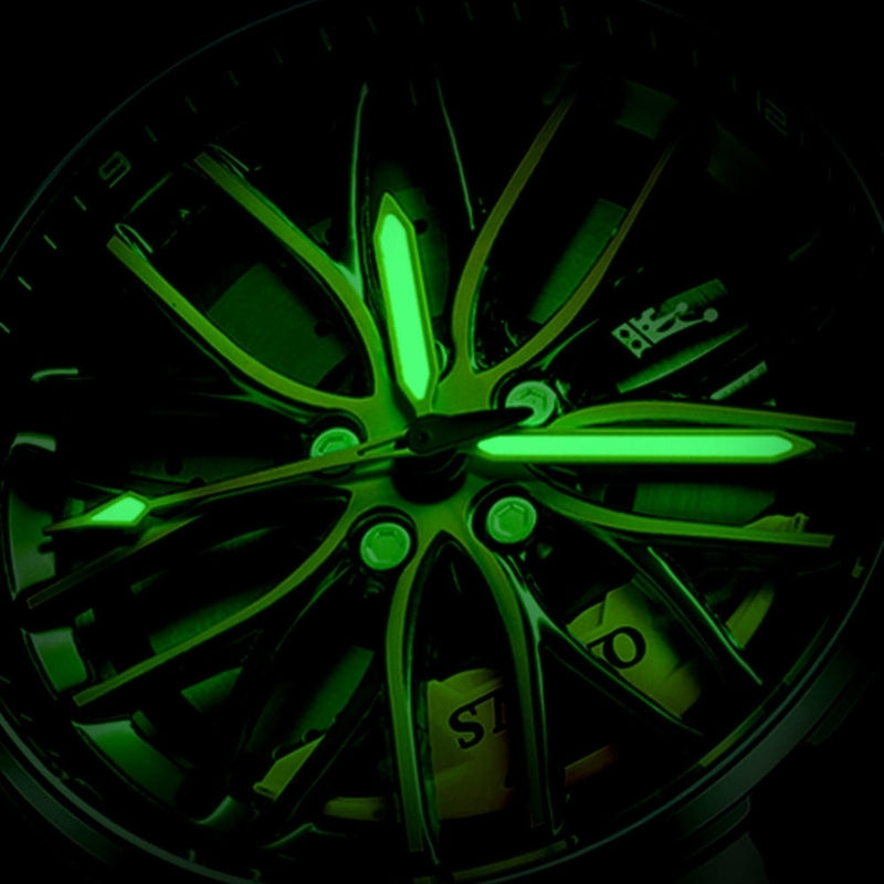 Reloj Rotativo de Aro Wheel Hub