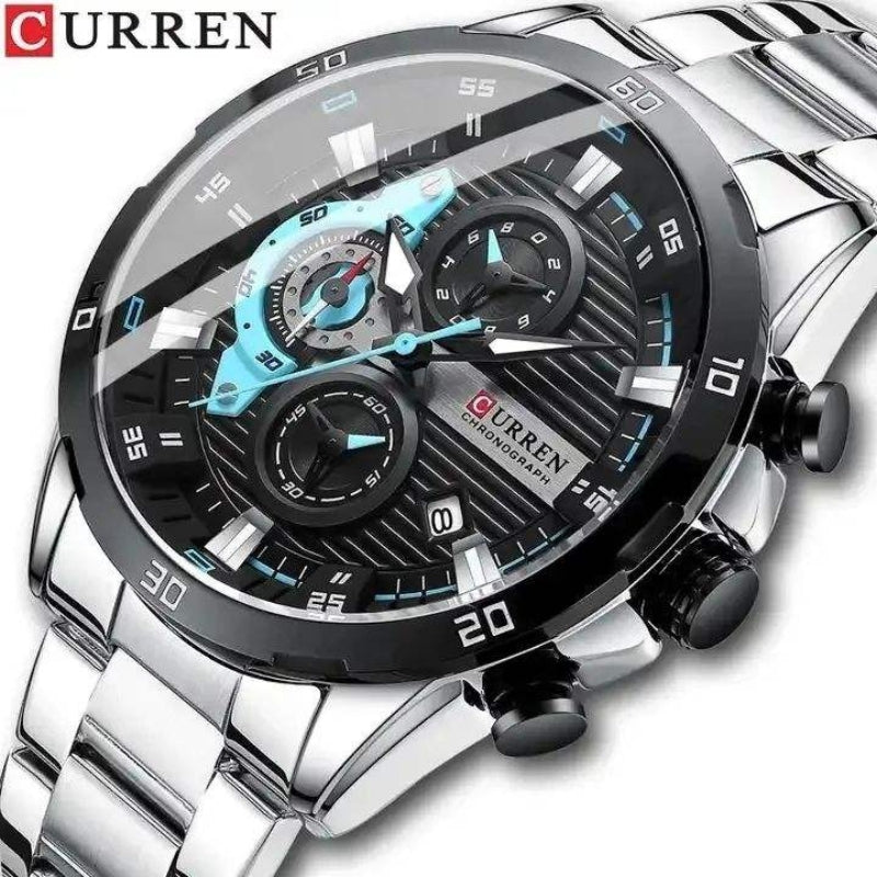 reloj cronógrafo para hombre
reloj elegante Curren
reloj con manecillas luminosas
reloj resistente al agua hombre
reloj moderno de acero inoxidable
reloj para regalo de hombre
Curren 8402
reloj casual masculino
reloj con calendario y cronómetro