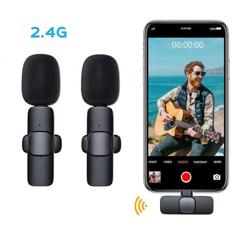 micrófonos inalámbricos lavalier
micrófono para celular
micrófono para TikTok
grabar audio profesional móvil
micrófono inalámbrico iPhone Android
micrófono con reducción de ruido
micrófono para entrevistas
set de micrófonos inalámbricos
micrófonos para creadores de contenido
micrófono plug and play