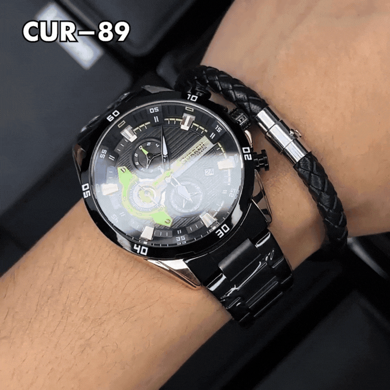 reloj cronógrafo para hombre
reloj elegante Curren
reloj con manecillas luminosas
reloj resistente al agua hombre
reloj moderno de acero inoxidable
reloj para regalo de hombre
Curren 8402
reloj casual masculino
reloj con calendario y cronómetro