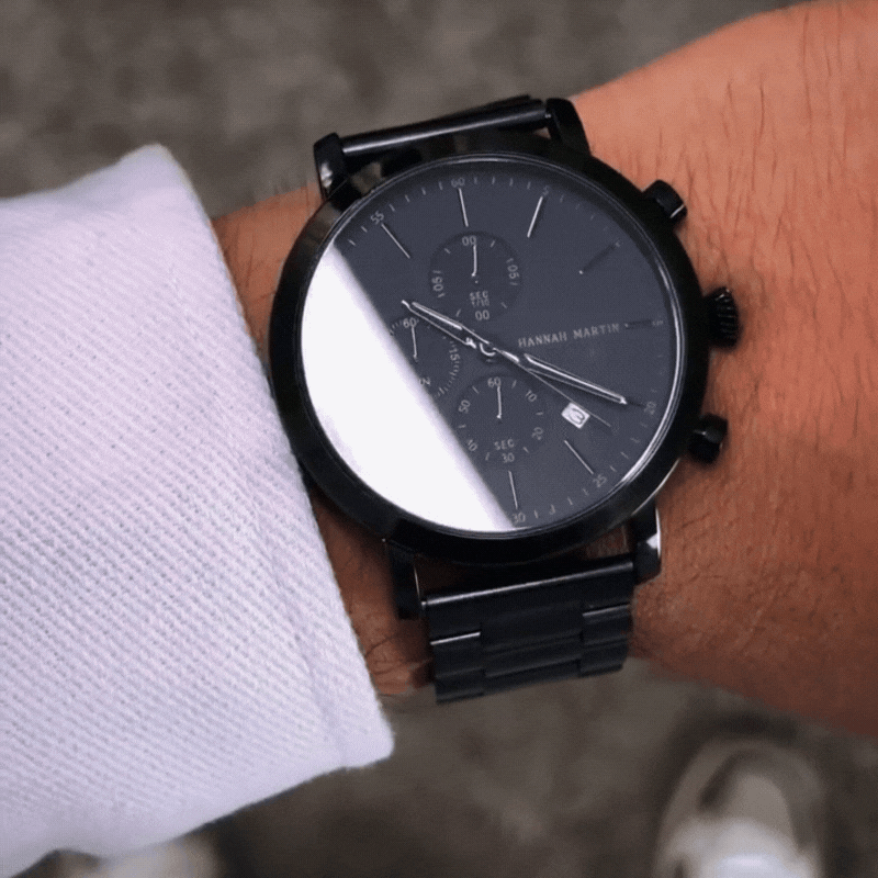 Reloj para Hombre Hannah Martin Black Edition