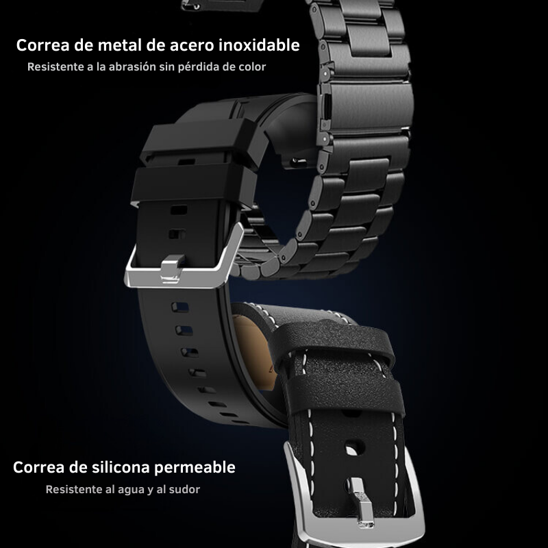 smartwatch GT3 Max
reloj inteligente llamadas
smartwatch NFC
reloj inteligente Android iPhone
smartwatch con monitoreo de salud
smartwatch con 3 correas
reloj inteligente deportivo
reloj inteligente resistente al agua
smartwatch carga inalámbrica
smartwatch con control de música y cámara