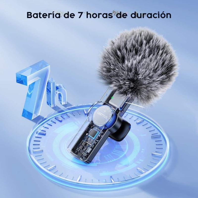 micrófonos inalámbricos lavalier
micrófono para celular
micrófono para TikTok
grabar audio profesional móvil
micrófono inalámbrico iPhone Android
micrófono con reducción de ruido
micrófono para entrevistas
set de micrófonos inalámbricos
micrófonos para creadores de contenido
micrófono plug and play