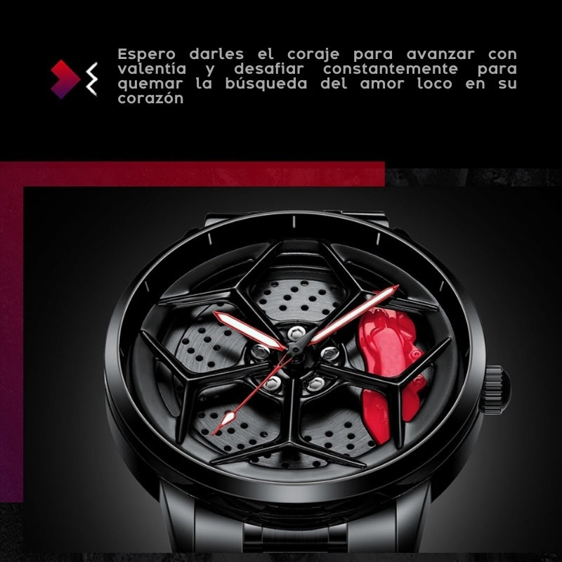Reloj Rotativo de Aro Wheel Hub