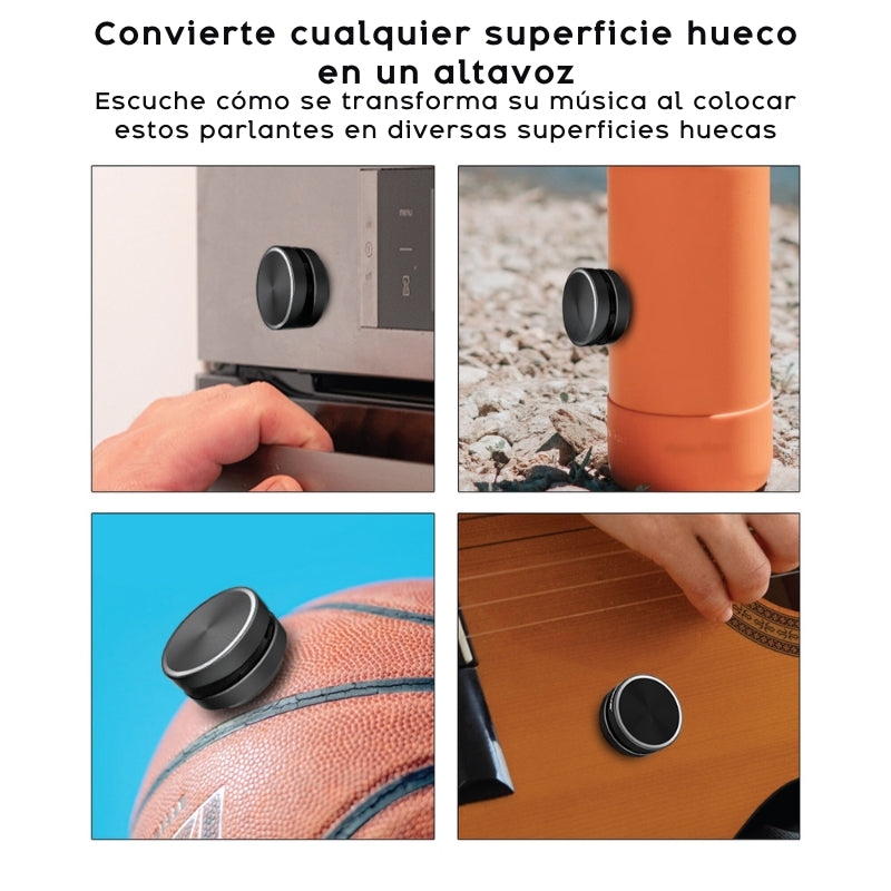 altavoz de conducción ósea
mini altavoz Bluetooth estéreo
altavoz portátil TWS
altavoz sin cables
altavoz para diferentes superficies
altavoz 115 db potente
altavoz innovador
altavoz para música y llamadas
mini speaker Bluetooth
gadget para sonido envolvente