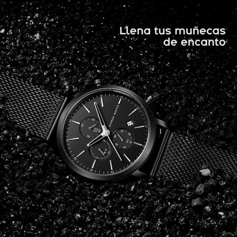 Reloj para Hombre Hannah Martin Black Edition