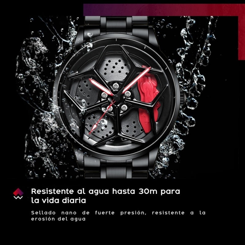 Reloj Rotativo de Aro Wheel Hub