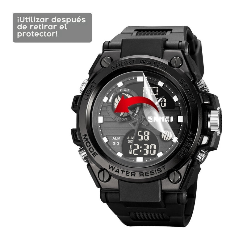reloj deportivo hombre resistente al agua
reloj con cronómetro y alarma
reloj Sanda hombre
reloj con retroiluminación LED
reloj para actividades deportivas
reloj casual hombre silicona
reloj impermeable 3ATM
reloj analógico digital hombre
reloj de cuarzo deportivo
reloj militar deportivo