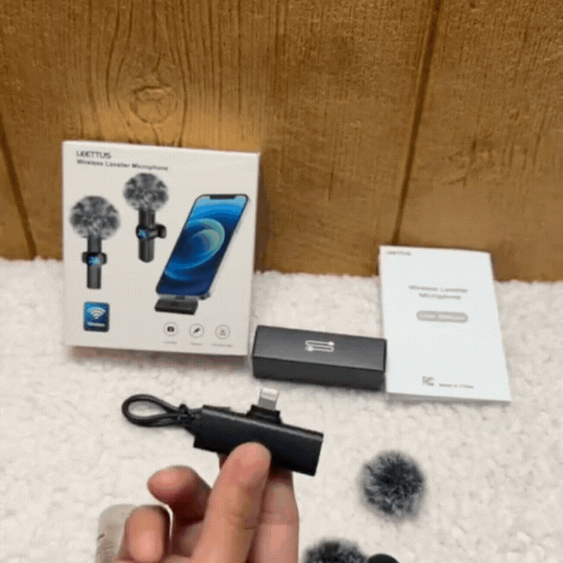 micrófonos inalámbricos lavalier
micrófono para celular
micrófono para TikTok
grabar audio profesional móvil
micrófono inalámbrico iPhone Android
micrófono con reducción de ruido
micrófono para entrevistas
set de micrófonos inalámbricos
micrófonos para creadores de contenido
micrófono plug and play