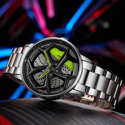 Reloj Rotativo de Aro Wheel Hub