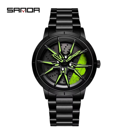 Reloj Rotativo de Aro Wheel Hub