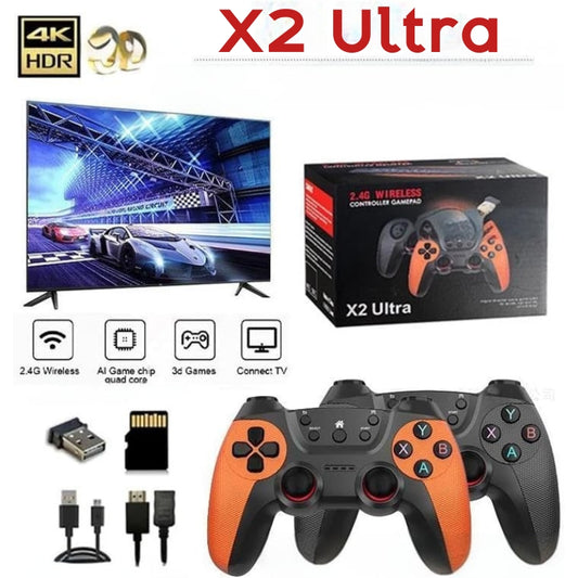 consola retro RD, videojuegos clásicos República Dominicana, consola con 35000 juegos, game stick 4k retro, controles inalámbricos retro, Melen Tech juegos
