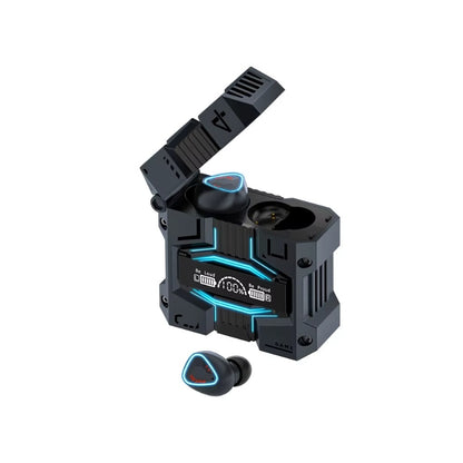 audífonos M45 República Dominicana, audífonos bluetooth gamer, audífonos IPX5 bajos potentes, audífonos para jugar y hacer ejercicio, audífonos futuristas Melen Tech
