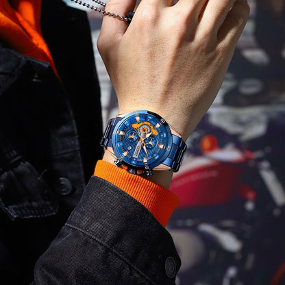 reloj cronógrafo para hombre

reloj elegante Curren

reloj con manecillas luminosas

reloj resistente al agua hombre

reloj moderno de acero inoxidable

reloj para regalo de hombre

Curren 8402

reloj casual masculino

reloj con calendario y cronómetro