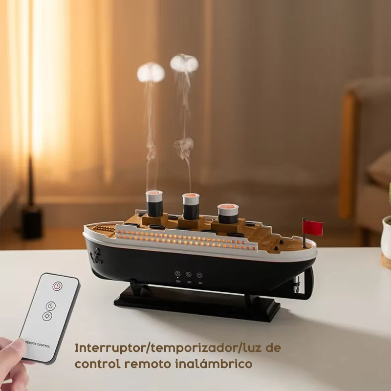 Humidificador y Difusor Decorativo Titanic 250ml