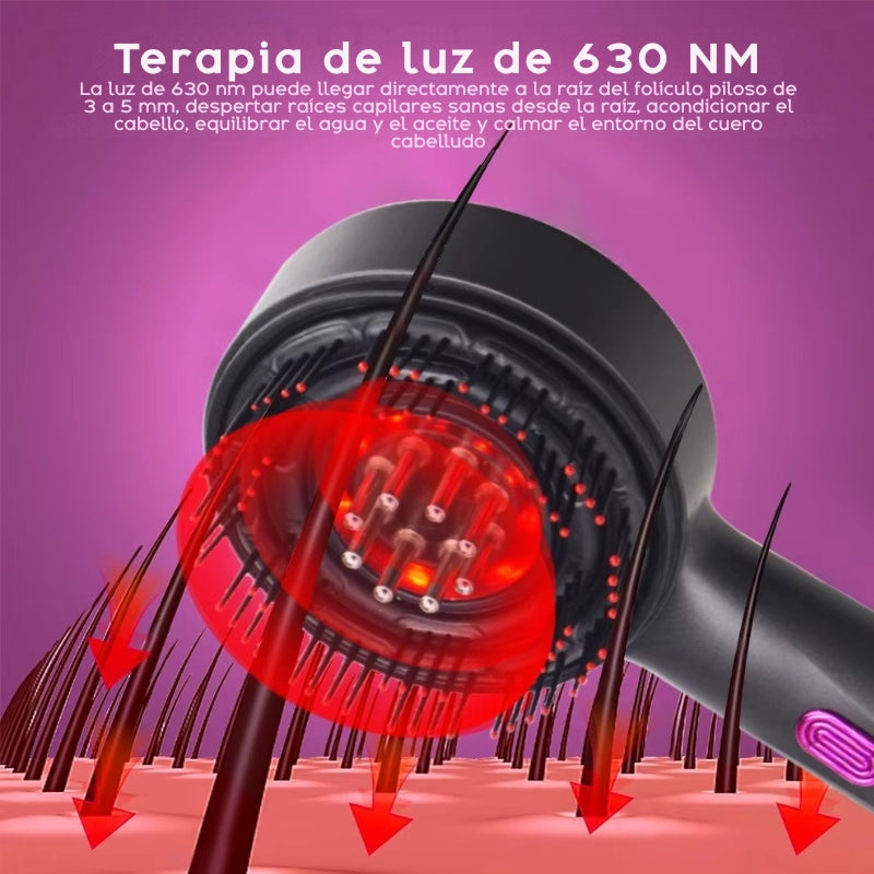 NexLev Nourish Pro Peine Aplicador de Aceite con Masaje y Luz LED
