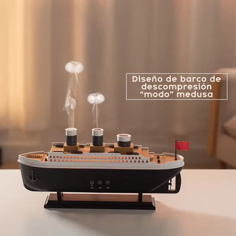 Humidificador y Difusor Decorativo Titanic 250ml